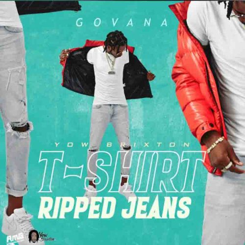 Govana - T-Shirt Ripped Jean